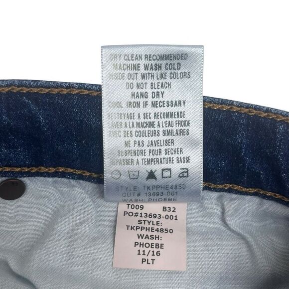 Joe's Womens Distressed Frayed Hem Cut-Off Shorts Blue Denim Phoebe Wash Size 30 - Picture 6 of 15